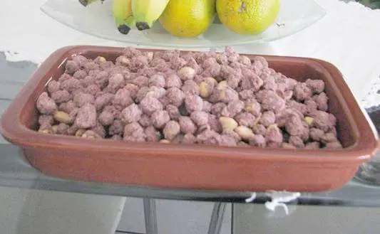 Receita de Amendoim Doce