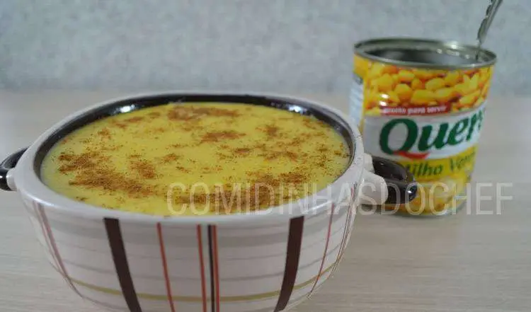Como Fazer Curau de Milho em Lata