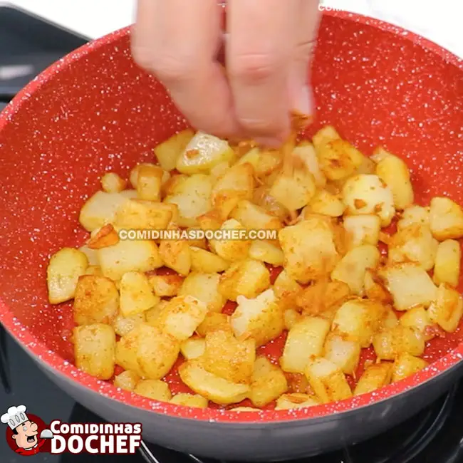 Receita de Bacalhau com Natas - Passo 3