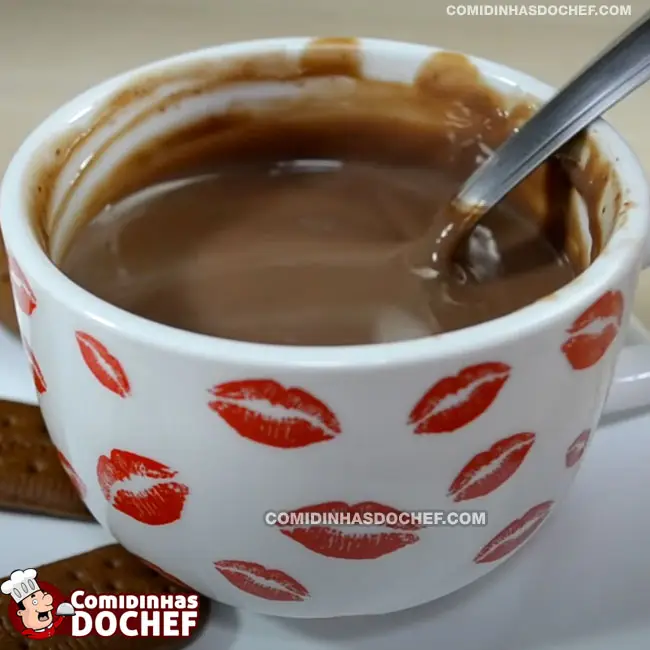 Chocolate Quente de Microondas Com Maizena - Passo 6