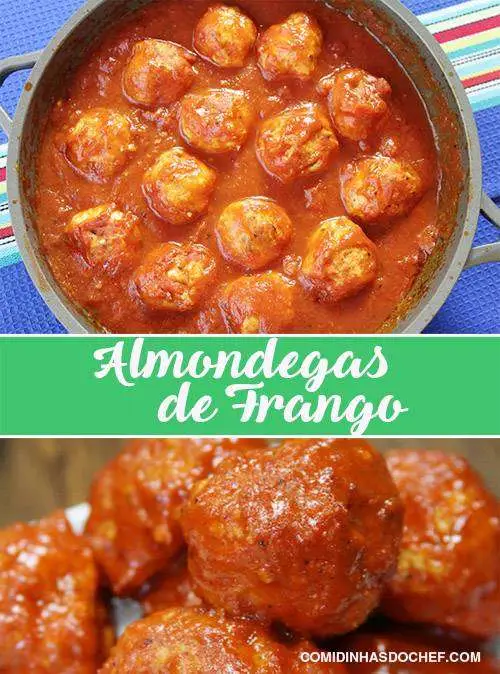 Como Fazer Almôndegas de Frango
