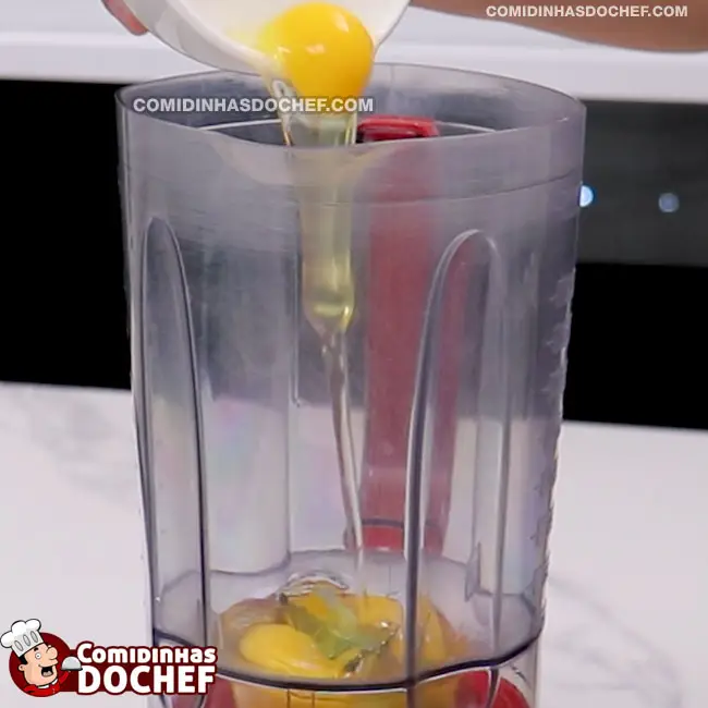 Receita de Bolo Baeta - Passo 1