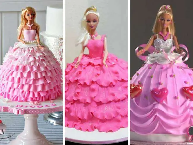 Bolo Boneca – Bolo da Barbie - Passo 8