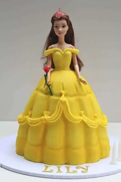 Bolo Boneca – Bolo da Barbie - Passo 5
