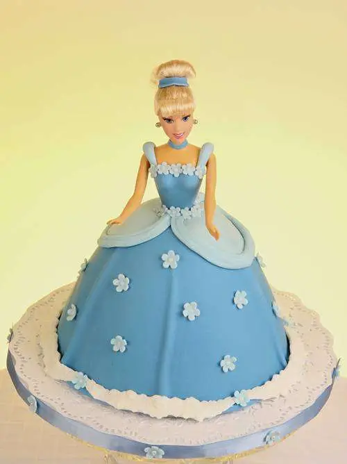 Bolo Boneca – Bolo da Barbie - Passo 7