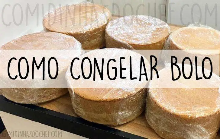 Como Congelar Bolo