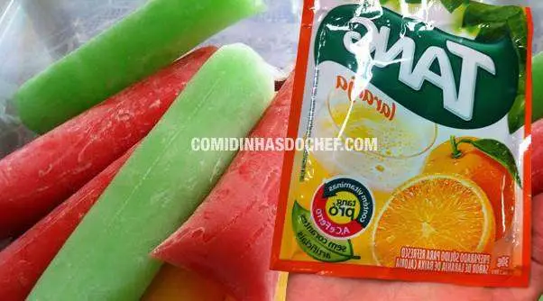 Como Fazer Geladinho Cremoso Com Suco Tang