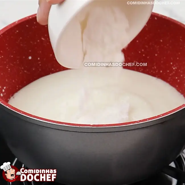 Molho Branco com Maizena - Passo 1