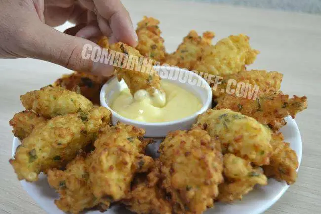 Receita de Bolinho de Arroz Simples