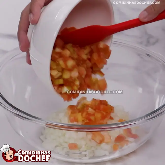 Salada para Churrasco - Passo 1