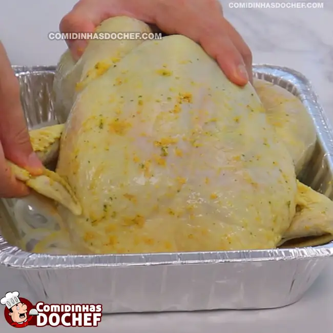 Receita de Chester Recheado para o Natal - Passo 11