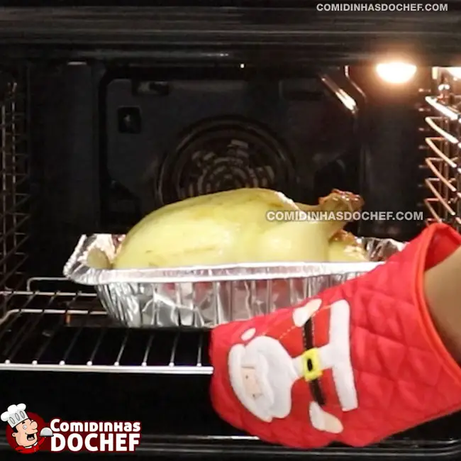 Receita de Chester Recheado para o Natal - Passo 16