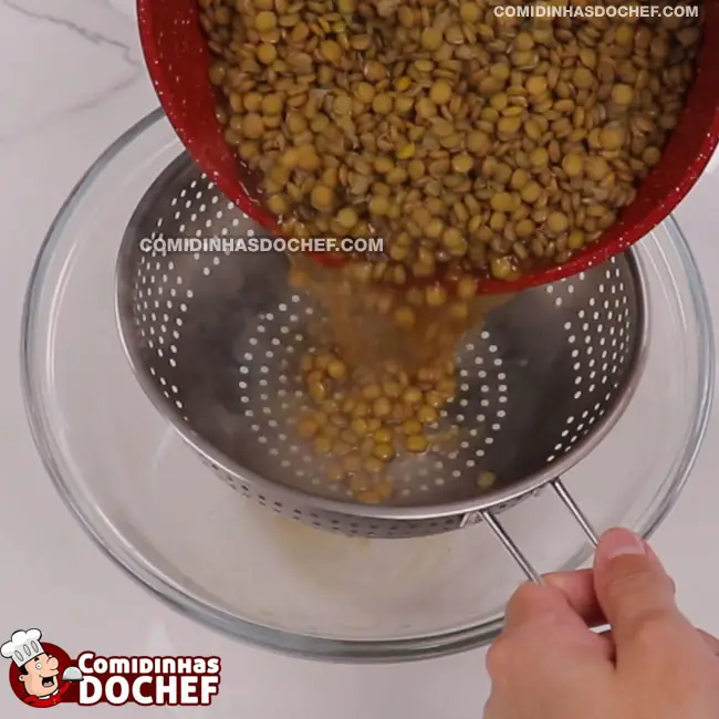Como Fazer Salada de Lentilha - Passo 2