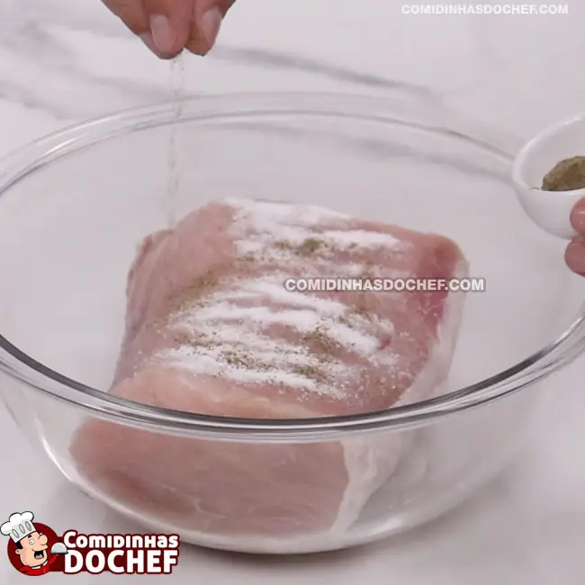 Lombo de Porco Assado no Forno - Passo 1