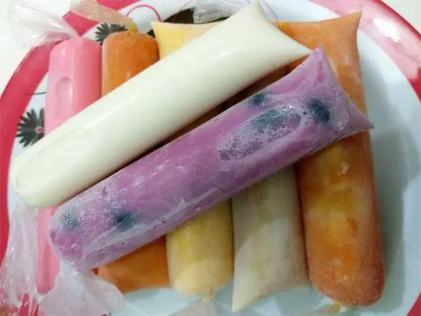 Receita de Geladinho Cremoso de Frutas