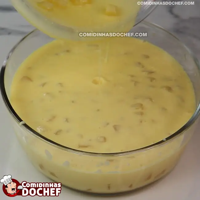 Gelado de Abacaxi - Passo 6
