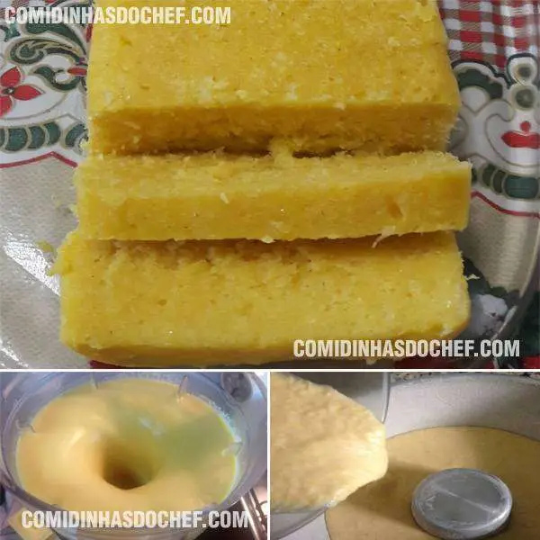 Pamonha de Liquidificador
