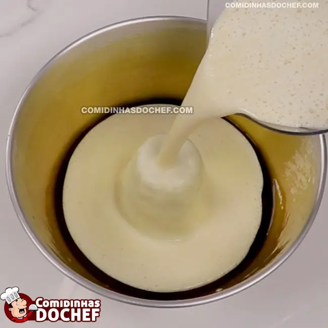 Pudim de Banana com Leite Condensado - Passo 3