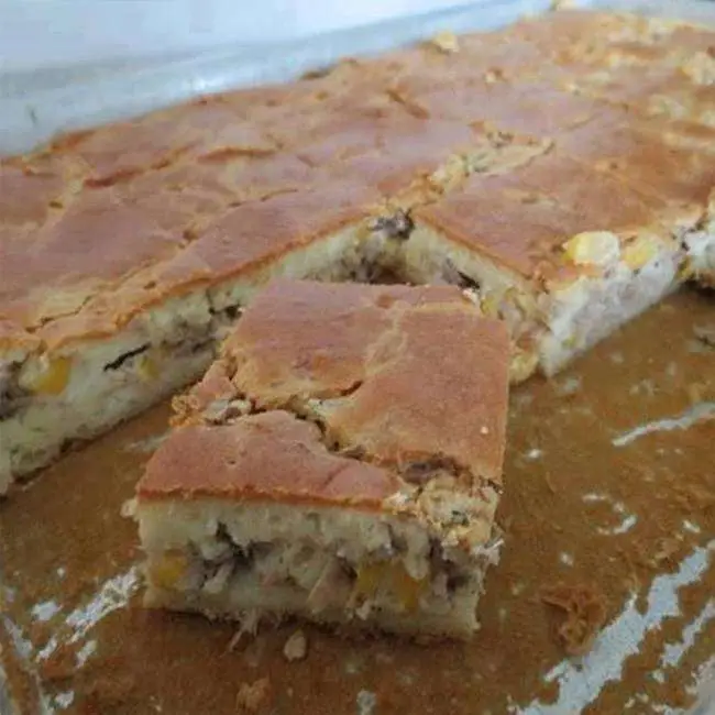 Torta de Atum Simples de Liquidificador