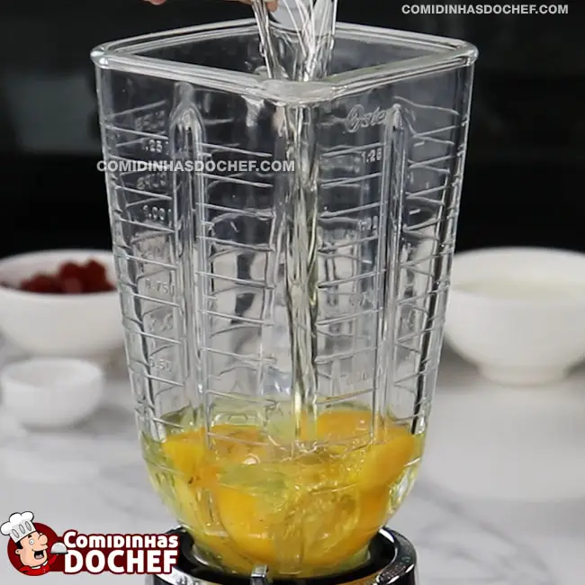 Bolo de Maizena de Liquidificador - Passo 1