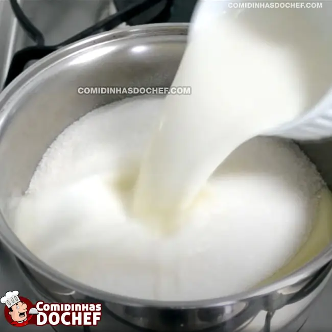 Doce de Leite de Corte - Passo 1