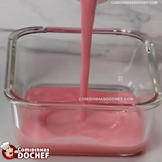 Sorvete com Creme de Leite - Passo 3