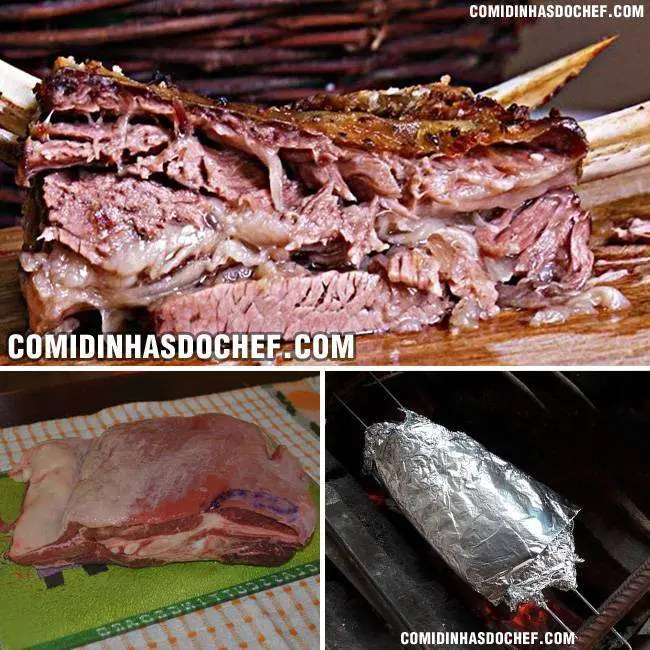 Costela no Papel Alumínio na Churrasqueira