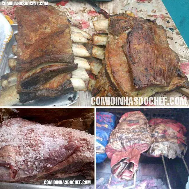 Costela no Saco de Carvão