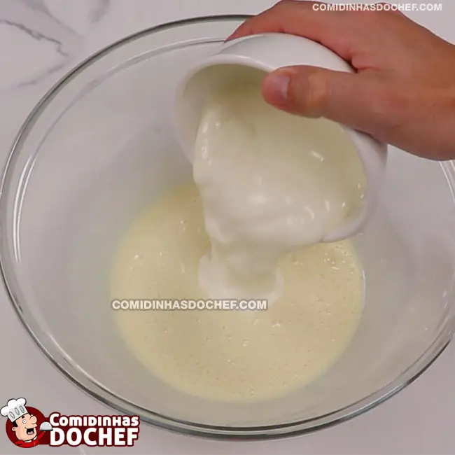 Creme de Leite Ninho para Bolo - Passo 3