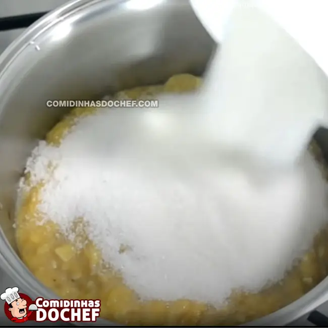 Doce de Banana em Barra - Passo 2