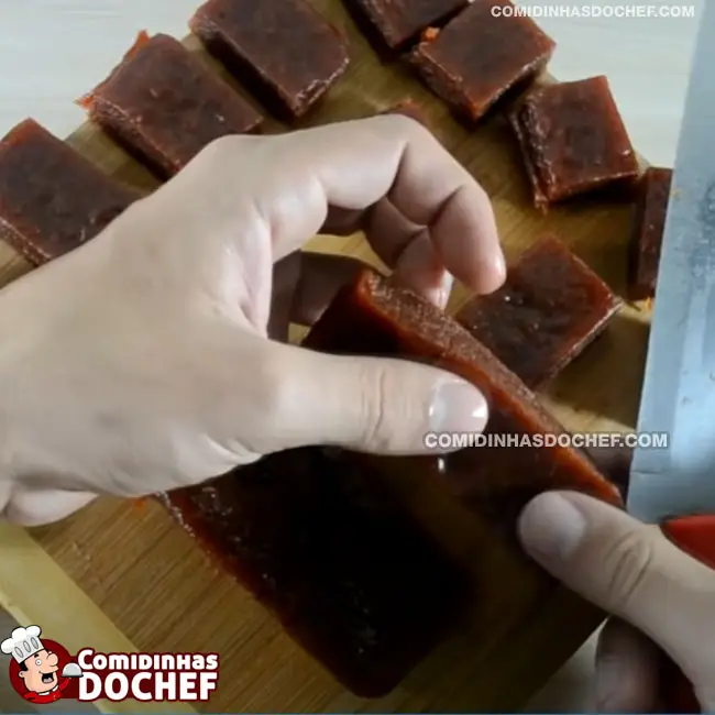 Doce de Banana em Barra - Passo 7