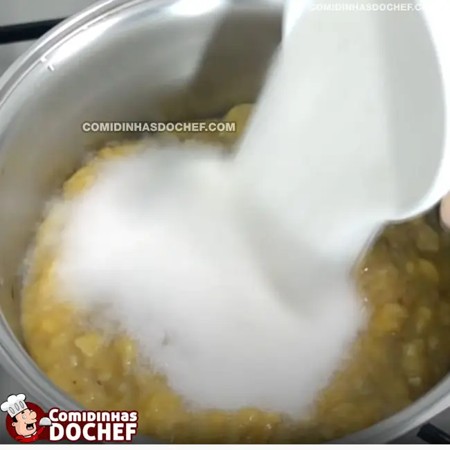 Doce de Banana em Pedaços - Passo 3