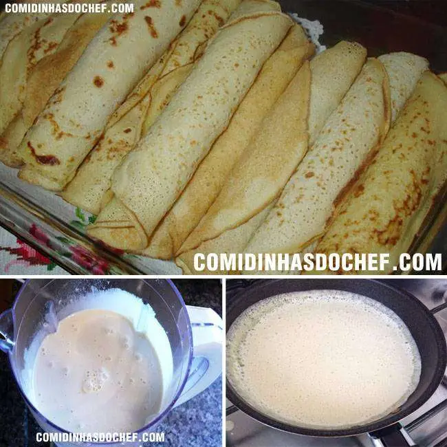Massa de Panqueca de Liquidificador