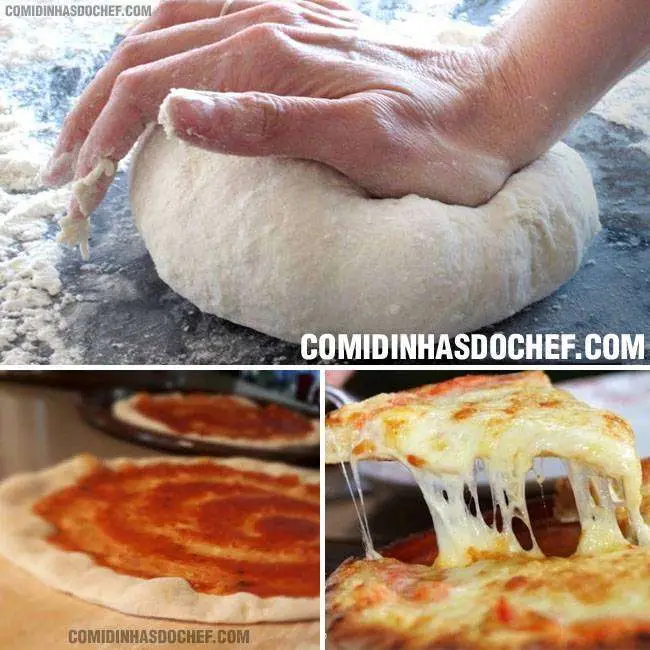 Massa de Pizza com Fermento Seco