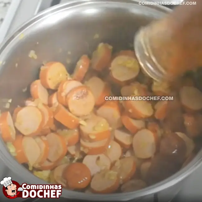 Molho de Salsicha para Cachorro Quente - Passo 4