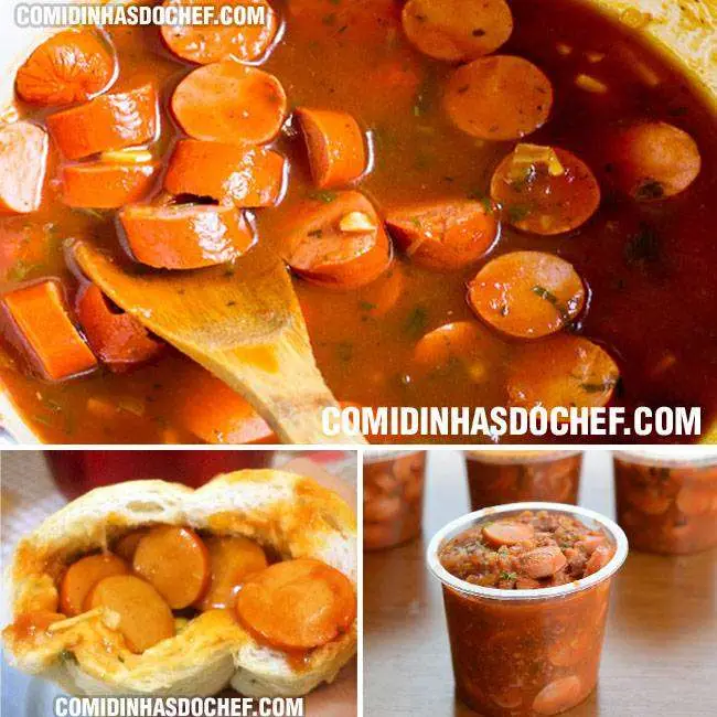 Molho de Salsicha para Cachorro Quente