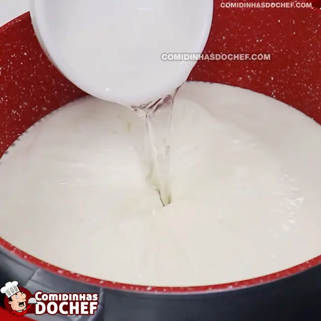 Queijo Caseiro com Vinagre - Passo 2