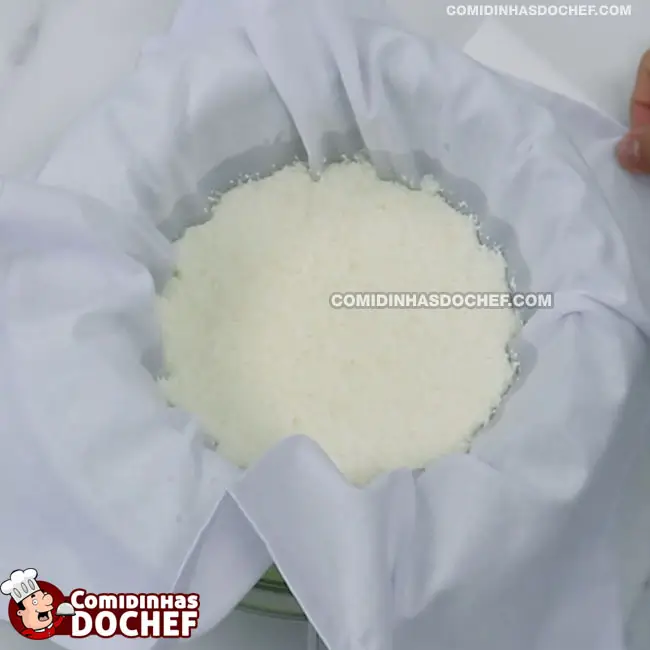 Queijo Caseiro com Vinagre - Passo 4