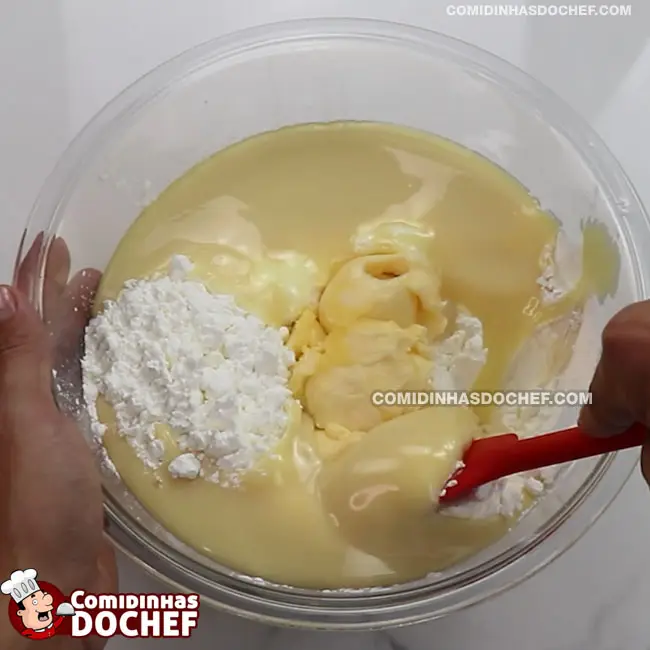 Biscoito de Maizena com Leite Condensado - Passo 1