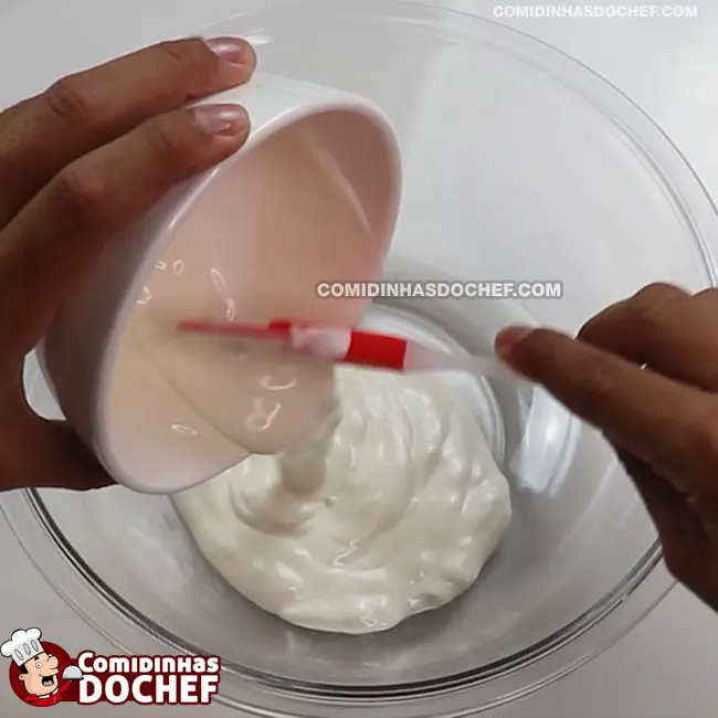 Recheio de Leite Ninho com Emulsificante - Passo 1