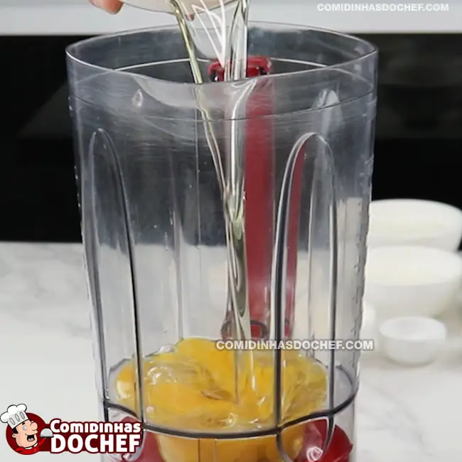 Massa Para Torta de Liquidificador - Passo 1