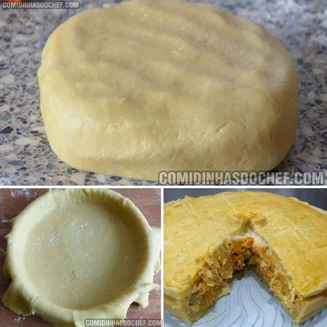 Massa Simples para Torta