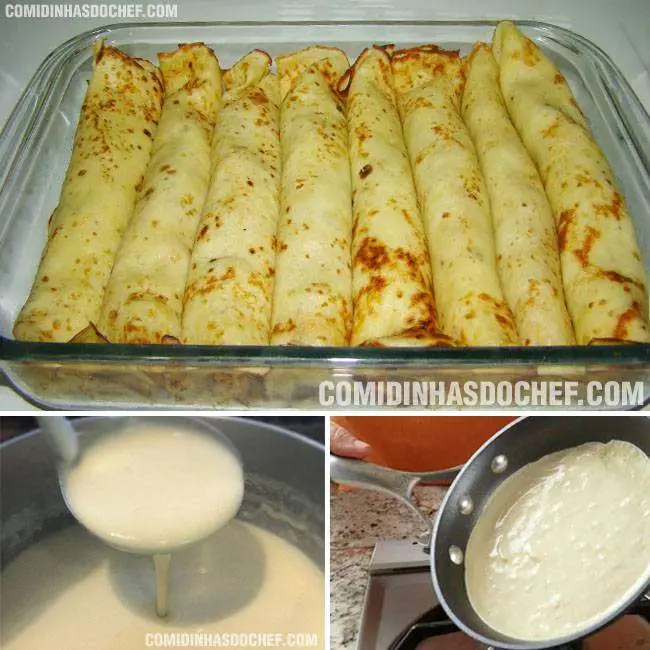 Massa de Panqueca Simples