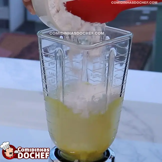 Pão de Queijo de Liquidificador - Passo 1