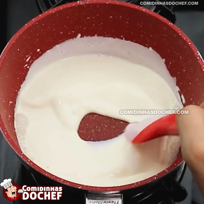 Chocolate Quente com Nescau - Passo 2