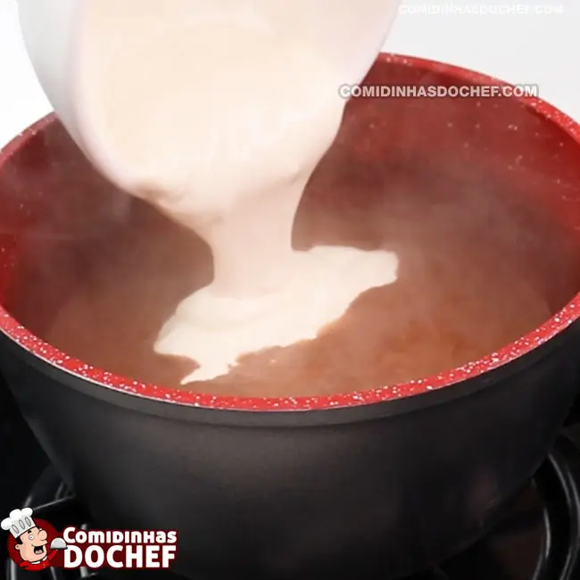 Chocolate Quente com Nescau - Passo 5