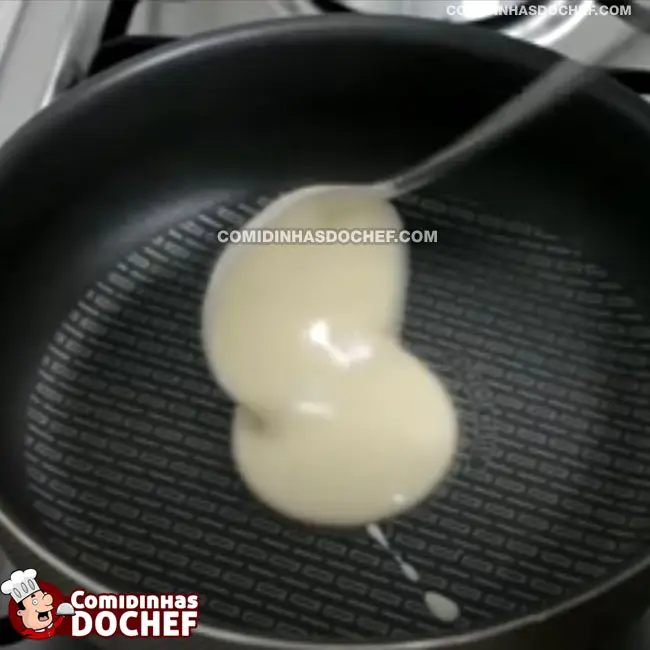 Massa de Panqueca Doce - Passo 3