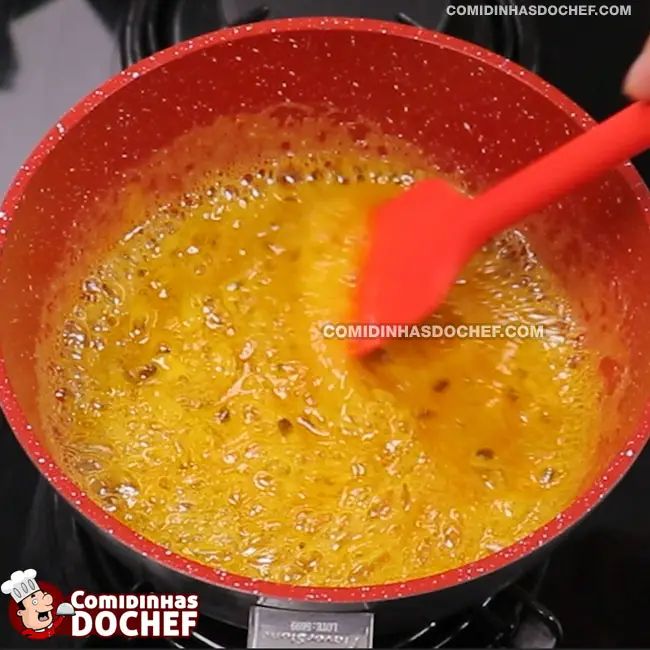 Mousse de Maracujá com Polpa - Passo 2