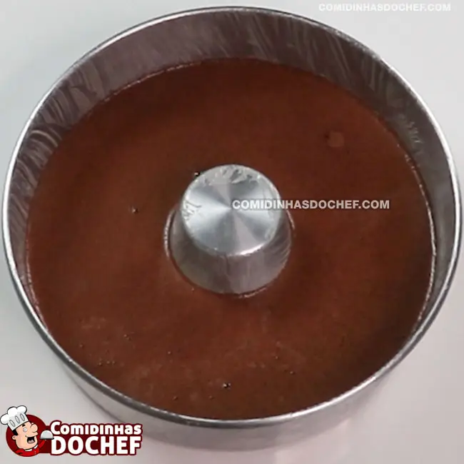 Pudim de Chocolate SEM Ovo - Passo 5