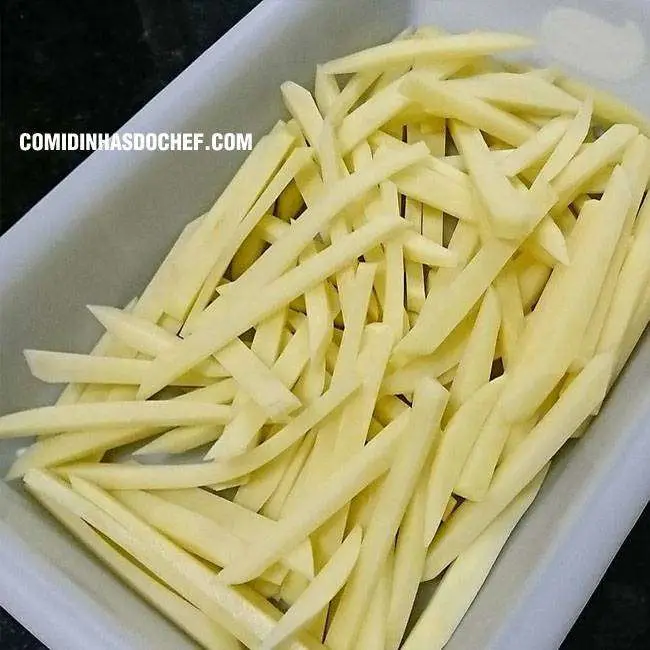 Batata Frita Sequinha - Passo 2
